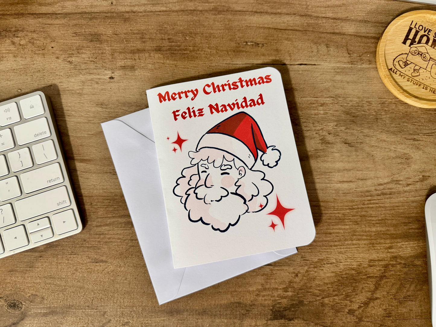 Tarjeta de Felicitación - Papá Noel